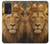 S4093 Royal Lion Portrait Artwork Hülle Schutzhülle Taschen für Samsung Galaxy A52s 5G