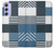 S4082 Modern Geometric Patchwork Pattern Hülle Schutzhülle Taschen für Samsung Galaxy A54 5G
