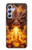 S4090 Epic Fire Dragon Fantasy Illustration Hülle Schutzhülle Taschen für Samsung Galaxy A54 5G