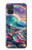 S4084 Rainbow Ocean Wave Fantasy Hülle Schutzhülle Taschen für Samsung Galaxy A71 5G