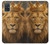 S4093 Royal Lion Portrait Artwork Hülle Schutzhülle Taschen für Samsung Galaxy A51