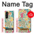 S4078 Abstract Colorful Doodle Pattern Hülle Schutzhülle Taschen für Samsung Galaxy Z Fold 5
