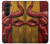 S4098 Span Bull Carved Artwork Hülle Schutzhülle Taschen für Samsung Galaxy Z Fold 5