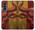 S4098 Span Bull Carved Artwork Hülle Schutzhülle Taschen für Samsung Galaxy Z Fold 4