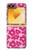 S4097 Pink Floral Seamless Pattern Design Hülle Schutzhülle Taschen für Samsung Galaxy Z Flip 6, Flip 7 FE