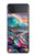 S4084 Rainbow Ocean Wave Fantasy Hülle Schutzhülle Taschen für Samsung Galaxy Z Flip 4