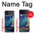 S4092 Moonlit Lighthouse Coastal Painting Hülle Schutzhülle Taschen für Samsung Galaxy Z Flip 3 5G