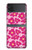 S4097 Pink Floral Seamless Pattern Design Hülle Schutzhülle Taschen für Samsung Galaxy Z Flip 3 5G