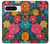 S4105 Vibrant Colorful Floral Pattern Hülle Schutzhülle Taschen für Google Pixel 8 pro