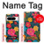 S4105 Vibrant Colorful Floral Pattern Hülle Schutzhülle Taschen für Google Pixel 8 pro