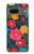 S4105 Vibrant Colorful Floral Pattern Hülle Schutzhülle Taschen für Google Pixel 7