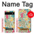 S4078 Abstract Colorful Doodle Pattern Hülle Schutzhülle Taschen für Google Pixel 6a