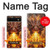 S4090 Epic Fire Dragon Fantasy Illustration Hülle Schutzhülle Taschen für Google Pixel 6a