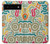 S4078 Abstract Colorful Doodle Pattern Hülle Schutzhülle Taschen für Google Pixel 6