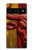S4098 Span Bull Carved Artwork Hülle Schutzhülle Taschen für Google Pixel 6 Pro
