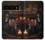 S4102 Vintage Skull Tavern Artwork Hülle Schutzhülle Taschen für Google Pixel 6 Pro