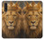S4093 Royal Lion Portrait Artwork Hülle Schutzhülle Taschen für LG Velvet