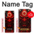 S4099 Mystic Red Demon Illustration Hülle Schutzhülle Taschen für LG Velvet