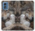 S4089 Gentle Wolf And Lamb Friendship Art Hülle Schutzhülle Taschen für Motorola Moto G Play 4G (2024)