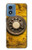 S4107 Retro Rotary Phone Dial Vintage Hülle Schutzhülle Taschen für Motorola Moto G Play 4G (2024)