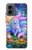 S4088 Fantasy Fox Spirit Magical Artwork Hülle Schutzhülle Taschen für Motorola Moto G 5G (2024)