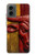 S4098 Span Bull Carved Artwork Hülle Schutzhülle Taschen für Motorola Moto G 5G (2024)