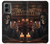 S4102 Vintage Skull Tavern Artwork Hülle Schutzhülle Taschen für Motorola Moto G 5G (2024)