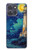 S4092 Moonlit Lighthouse Coastal Painting Hülle Schutzhülle Taschen für Motorola Moto G Power (2025,2026)