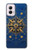 S4086 Nautical Compass Maritime Design Hülle Schutzhülle Taschen für Motorola Moto G Power 5G (2024)