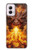 S4090 Epic Fire Dragon Fantasy Illustration Hülle Schutzhülle Taschen für Motorola Moto G Power 5G (2024)