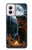 S4095 Majestic Bear Indian Wilderness Art Hülle Schutzhülle Taschen für Motorola Moto G Power 5G (2024)