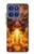 S4090 Epic Fire Dragon Fantasy Illustration Hülle Schutzhülle Taschen für Motorola Moto G Stylus 5G (2025,2026), Edge 60 Stylus