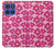 S4097 Pink Floral Seamless Pattern Design Hülle Schutzhülle Taschen für Motorola Moto G Stylus 5G (2025,2026), Edge 60 Stylus