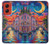 S4083 Colorful Painting Moonlit Venice City Hülle Schutzhülle Taschen für Motorola Moto G Stylus 5G (2024)
