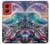 S4084 Rainbow Ocean Wave Fantasy Hülle Schutzhülle Taschen für Motorola Moto G Stylus 5G (2024)