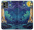 S4092 Moonlit Lighthouse Coastal Painting Hülle Schutzhülle Taschen für Motorola Moto G Stylus 5G (2023)