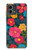 S4105 Vibrant Colorful Floral Pattern Hülle Schutzhülle Taschen für Motorola Moto G Stylus 5G (2023)