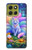 S4088 Fantasy Fox Spirit Magical Artwork Hülle Schutzhülle Taschen für Motorola Moto G86