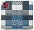 S4082 Modern Geometric Patchwork Pattern Hülle Schutzhülle Taschen für Motorola Moto G84