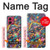 S4085 Cosmic Spaceship Psychedelic Art Hülle Schutzhülle Taschen für Motorola Moto G84