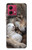 S4089 Gentle Wolf And Lamb Friendship Art Hülle Schutzhülle Taschen für Motorola Moto G84
