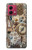 S4100 Vintage Scientific Discovery Collage Hülle Schutzhülle Taschen für Motorola Moto G84