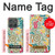 S4078 Abstract Colorful Doodle Pattern Hülle Schutzhülle Taschen für Motorola Edge (2025)