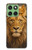 S4093 Royal Lion Portrait Artwork Hülle Schutzhülle Taschen für Motorola Edge 60