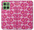 S4097 Pink Floral Seamless Pattern Design Hülle Schutzhülle Taschen für Motorola Edge 60