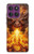 S4090 Epic Fire Dragon Fantasy Illustration Hülle Schutzhülle Taschen für Motorola Edge 60 Pro