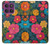 S4105 Vibrant Colorful Floral Pattern Hülle Schutzhülle Taschen für Motorola Edge 60 Pro