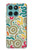 S4078 Abstract Colorful Doodle Pattern Hülle Schutzhülle Taschen für Motorola Edge 60 Fusion