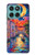 S4083 Colorful Painting Moonlit Venice City Hülle Schutzhülle Taschen für Motorola Edge 60 Fusion