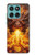 S4090 Epic Fire Dragon Fantasy Illustration Hülle Schutzhülle Taschen für Motorola Edge 60 Fusion